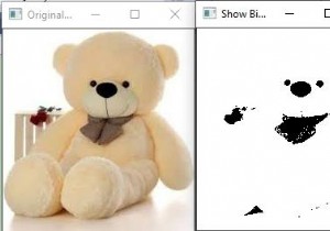 How to create a binary image in OpenCV using C++?