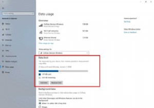 How to Set Data Usage Limits in Windows