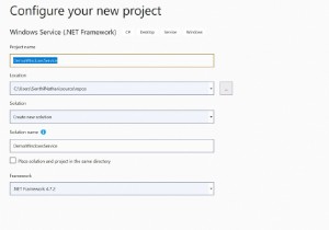 How to install a windows service using windows command prompt in C#?