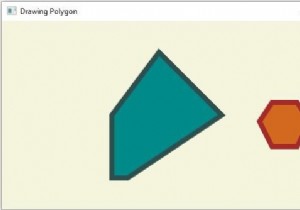 How to create a Polygon using JavaFX?