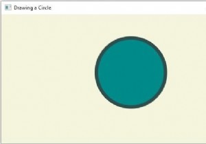 How to create a circle using JavaFX?