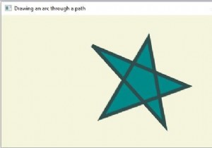 What are various path elements in JavaFX?