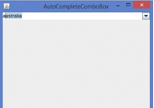 How can we implement auto-complete JComboBox in Java?