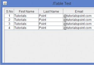 How to change each column width of a JTable in Java?