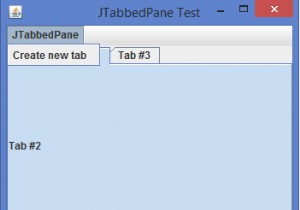 How can we add new tabs to JTabbedPane from a JMenu in Java?