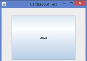 What is the importance of the CardLayout class in Java?