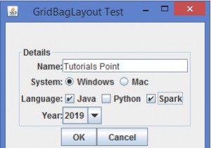 What is the importance of the GridBagConstraints class in Java?