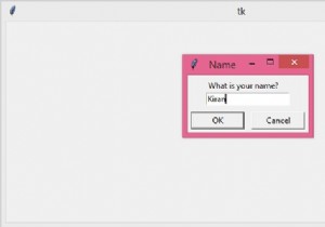 How to get an Entry box within a Messagebox in Tkinter?