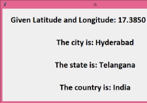 How to get the longitude and latitude of a city using Python?