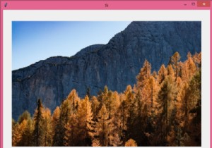 How to place an image into a frame in Tkinter?