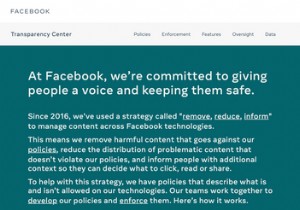 Facebook Launches a New Transparency Center Detailing Its Policies