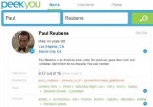 PeekYou Is the People Search Engine for Finding Someones Personal Details