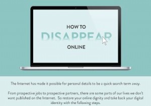 How To Make Yourself Disappear Online Completely