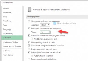 How to automatically insert Decimal Points in Excel