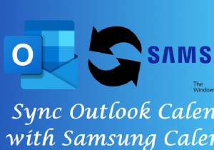 How to sync Outlook Calendar with Samsung Calendar