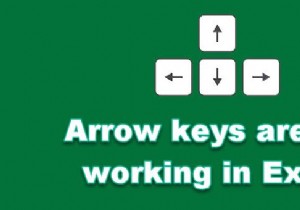 Arrows keys not working in Microsoft Excel