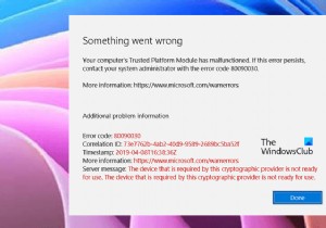 Fix Trusted Platform Module has malfunctioned error 80090030, 80090016 in Outlook