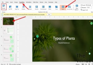 How to add Sound Effects to a Transition in PowerPoint