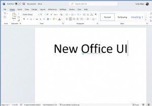 How to get the new Office UI on Windows 11