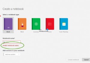 Fix Invalid Notebook Name error in OneNote