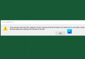 Excel cannot open the file because the file format or extension is not valid