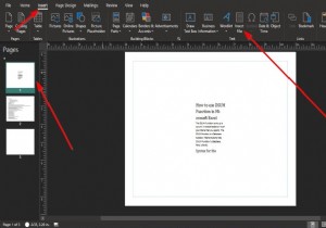 How to insert Text from Word file into a Publication in Publisher