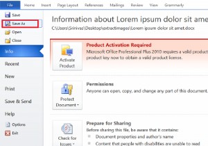 How to extract Images from Word Document without using software