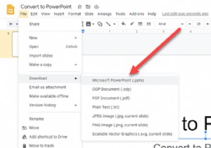 How to convert Google Slides to PowerPoint and vice-versa