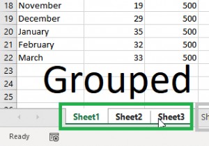 How to Group Worksheets in Excel