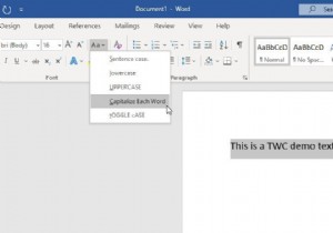 How to change the Case of Text in Word and Google Docs