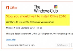 Stop, you should wait to install Office 2016 error on Windows 10
