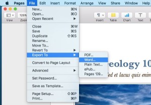 Convert and open Apple Mac Pages file in Word on Windows PC