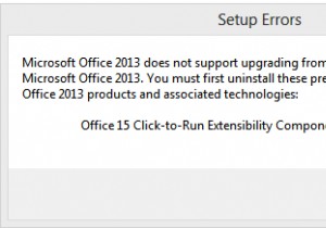 Office Click-to-Run Extensibility Component Error, Can’t Install Office