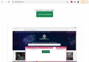 Creating a screenshot taking website in Django