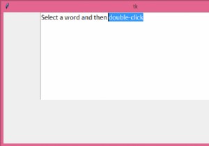 How to configure default Mouse Double-Click behavior in a Tkinter text widget?