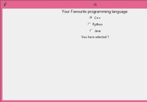 How to select only one Radiobutton in Tkinter?