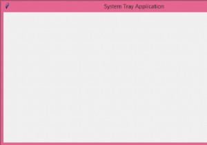 How to make a system tray application in Tkinter?