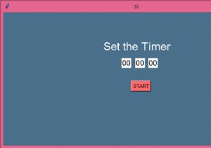 Making a countdown timer with Python and Tkinter
