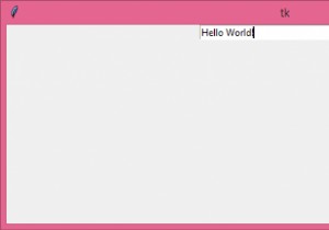 How to connect a variable to the Tkinter Entry widget?