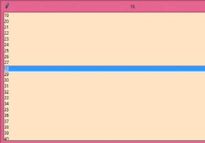 Attach scrollbar to listbox as opposed to window in Tkinter