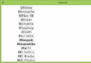 How to list available font families in Tkinter?