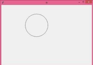 Draw a circle in using Tkinter Python