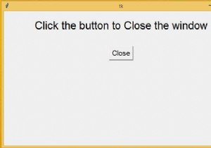 How do I close a tkinter window?