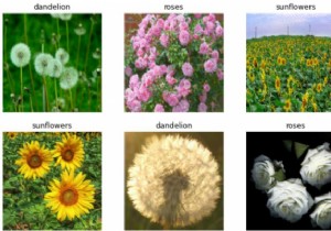 How can Tensorflow be used to visualize the data using Python?
