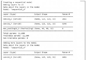 What is a common debugging workflow while creating a model using Keras in Python?