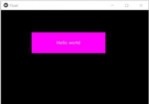 Python Float Layout in Kivy?