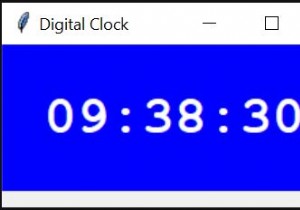 Python to create a digital clock using Tkinter