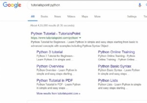 Performing Google Search using Python code?
