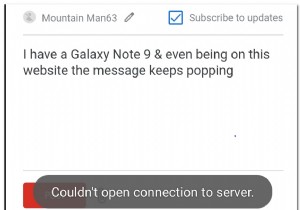 Fix: “Couldn’t open connection to server” on Samsung Phones