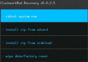 How to do ClockworkMod Recovery